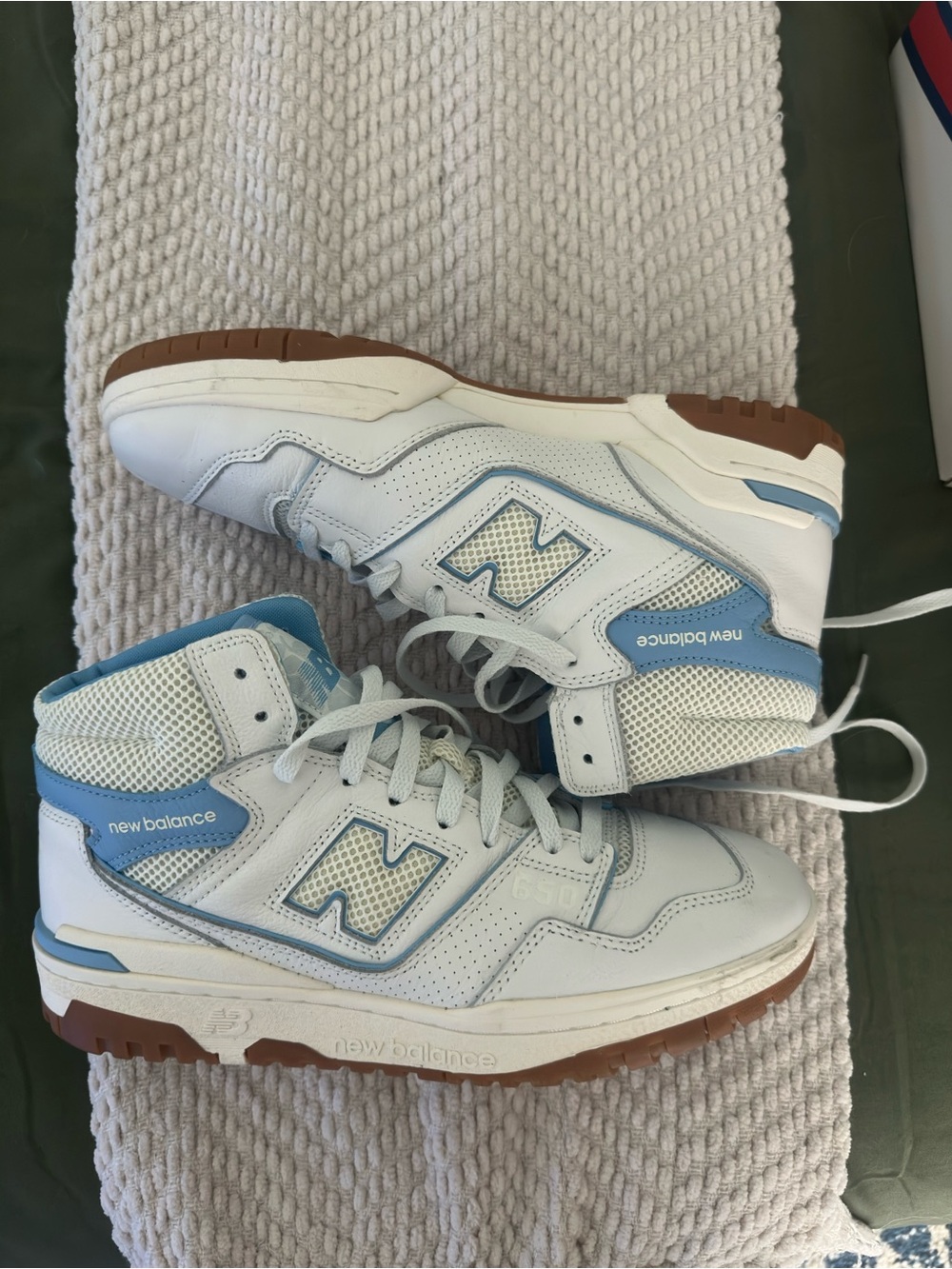 Aime Leon Dore New Balance 650R White Baby Blue